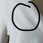 Morning Sun White Long Sleeve Crew Neck Sweatshirt Holiday Dog Embroidery XL Photo 3