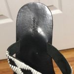 Urban Outfitters  white and black slip‎ on sandals women’s size 7 Photo 3