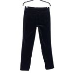 Talbots Black Velvet Pants Size 2 Petite Black Velveteen Straight Leg Pant Photo 1