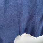 Chico's Chico’s navy blue embellished wool blend open front sweater cardigan size 8 Photo 4