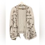 Lucky Brand  Cream Patterned Women's Cardigan Photo 1