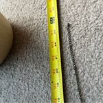 Vintage 1970s Large Rhinestone Spotted Owl Boho Feather Long Legnth Necklace White Photo 8