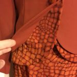 Lew Magram cognac/orange crocodile skirt suit 6 Photo 2