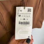 ZARA  | Brown Tank Top NWT Medium Neutral Woman's‎ Crop Top Photo 6