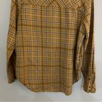 Universal Threads Universal Thread Golden Flannel Button Down Top Medium Photo 9
