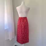 Vintage ‘80s Red Butterfly Print Lightweight A Photo 6