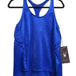 Spyder Active Womens Tank Top Solid Blue Sleeveless Scoop Neck Racerback S New Photo 0