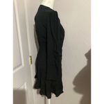 Aritzia Sunday Best Black Short Sleeve Mini Wrap Dress 2XS Photo 1