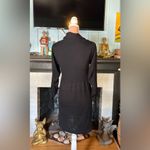 Magaschoni  Cowl Neck Longsleeve Black Dress Medium Photo 2