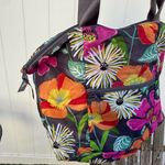 Vera Bradley F Nylon Tote Bag City Shopper in Jazzy Blooms 22x15” W Photo 1