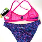 Dolfin  Uglies | Pink/Blue Patterned Bikini Set Photo 1