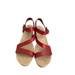 Baretraps  Gerdee Red Strappy 3" Wedge Cushioned Heeled Sandals‎ Women's 9.5 Photo 10