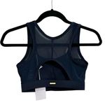 NEW Cleo Harper Sports Bra Size XS Womens Glow Bralet Navy Mesh With Pads Run Blue Photo 1