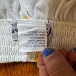 Betty Blue vintage white yellow polka dot shorts bow pocket Size L Photo 2