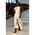 Bec & Bridge Dress Piper Asymmetrical Satin Midi Wedding Rehearsal Ivory 8 NWT Photo 16