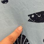 Arli Womens Blue Fish Seashells Print Maxi Dress M Puerto Vallarta Mexico Size M Photo 14