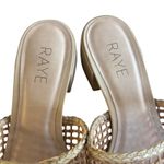 Raye REVOLVE RAY CROCHET WOVEN BEIGE‎ NUDE MULES SANDALS SZ. 8 Photo 4