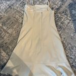BCBGeneration White Sleeveless Dress with Ruffle Hem Photo 4