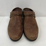 Ariat  Women's Size 6.5 Clogs Distressed Brown Leather Wedge Heel Western Photo 3