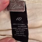 Anthropologie Lithe Tiered Skirt Women’s Sz 10 Ivory Embroidered Boho Hippie Photo 5