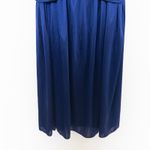 Y2K Morgan & Co Womens Dress Size M Blue Satin McBling Babydoll‎ Party Hoco Glam Size M Photo 2