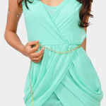 Stunning Mint Green Sequin Dress ā Chained Detail, Size M Size M Photo 0