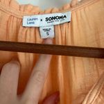 Sonoma Lauren Lane Dress Pink Peasant Ruffle Sleeveless Tiered Maxi Photo 4