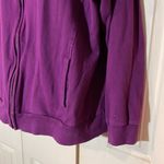 Columbia Womens' Burgundy Zip Front Sweatshirt Jacket Stand Up Collar XXL Photo 7