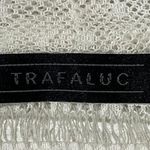 ZARA  Trafaluc Ruffle & Lace Long Sleeve Top - Ivory - XS Photo 8