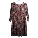 Sami & Jo  Paisley A line Long Sleeve Dress Artsy Boho Size PXL Photo 1