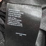 Bebe  Bustier Corset Top Womens 8 Black Multicolor Floral Pleated Lined Coquette Photo 12