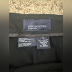 Jones New York Black Wool Blend Embroidered Scalloped Hem Dress Pants Beaded Photo 4