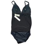 Beyond‎ Control Womens Two Piece Swimsuit Tankini Bikini Bottom Black Size 8 Photo 5
