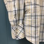 Ariat Women’s Western Snap Button Up Western Shirt Size L Plaid Yellow Blue Photo 3