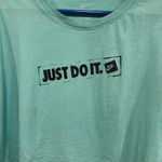 Nike Crop top! Teal athletic sports shirt! Women’s size XL Photo 2