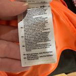 Adidas Climalite Neon Orange with Navy Trim Racerback Athletic Top Size Small Photo 9