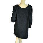 Papell Boutique  BLACK SILK BEADED EVENING TUNIC (XL) Photo 3
