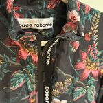 Paco Rabanne floral jacket EUC Black Photo 1