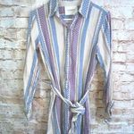Summery Copenhagen Louise Long Sleeve Shirt Dress Size Small Purple Photo 0