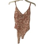 Forever 21  Floral Lace Body Suit in Pale Pink and Cream BRAND NEW Size S Photo 4