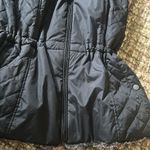 Non Signe Reversible Black Nylon Faux Fur Vest Brown Photo 8