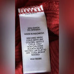 EXPRESS | Women’s Ladies Rust Red Orange Long Sleeve Shirt with Zipper | Small Photo 3