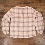 A New Day Plaid Long Sleeve Blouse Photo 7