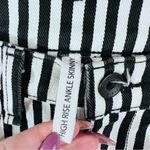 Rag and Bone High Rise Ankle Skinny Jeans in Oba Print Stripe Size 26 Photo 5