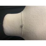 Handmade Silver Chevron Necklace Minimalist V Bar Pendant Jewelry Dainty Chain Photo 2