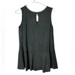 Free People Acid Wash Gray Sleeveless Tee T-Shirt Boho Grunge Festival Size S Photo 3