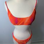 ZARA  NWT bikini orange tie dye size L Photo 1