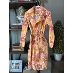 Show Me Your Mumu Nancy Trench Coat Retro Garden Womens Size XS Photo 8
