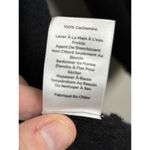 Talbots  Women 100% Cashmere Sweater Crewneck Size‎ Medium Black Preppy Holiday Photo 6