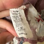 My Story  Women’s Medium Floral Ruffled Sleeve Blouse Boho Top Photo 2